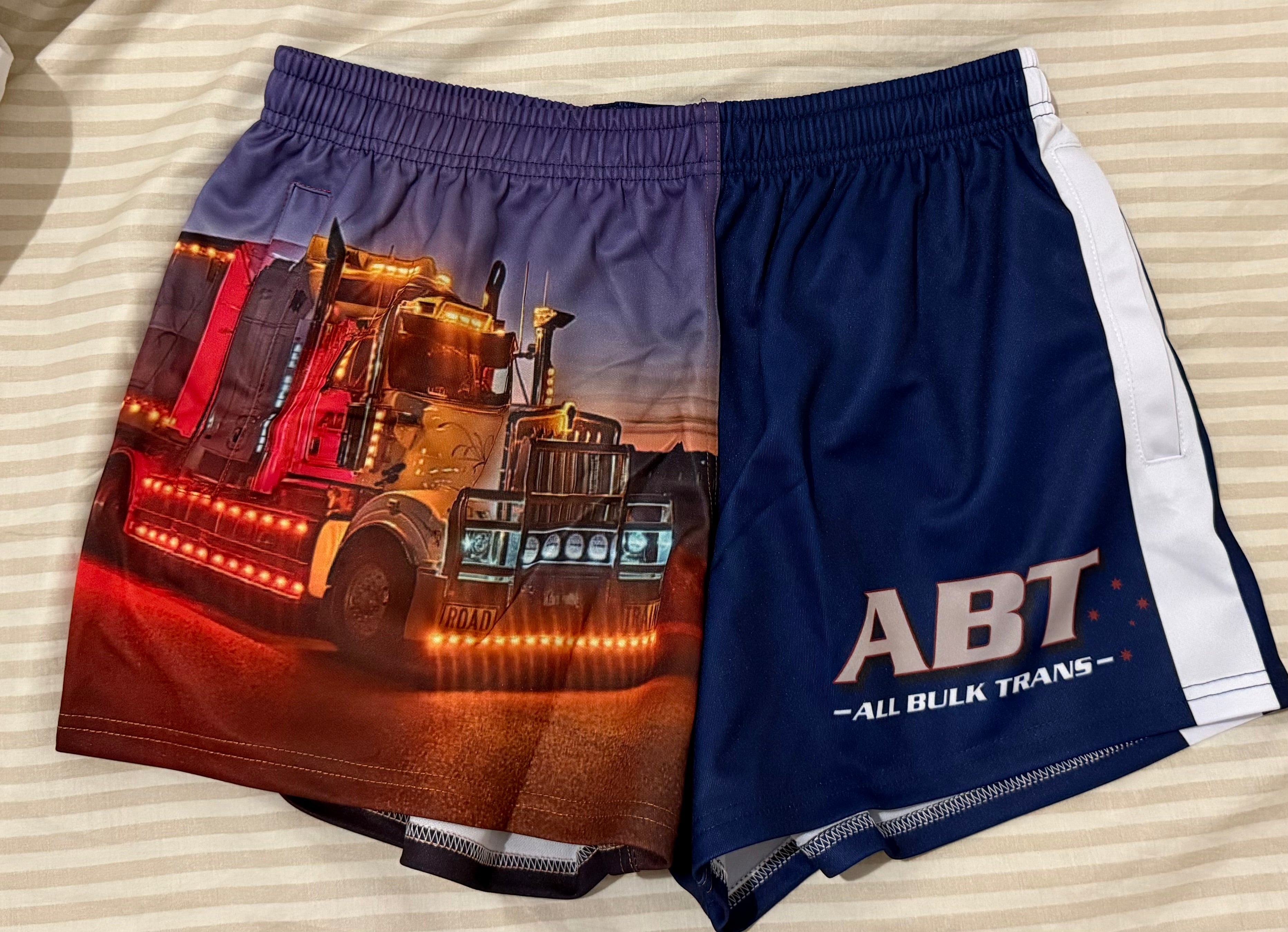 ABT Footy Shorts Blue