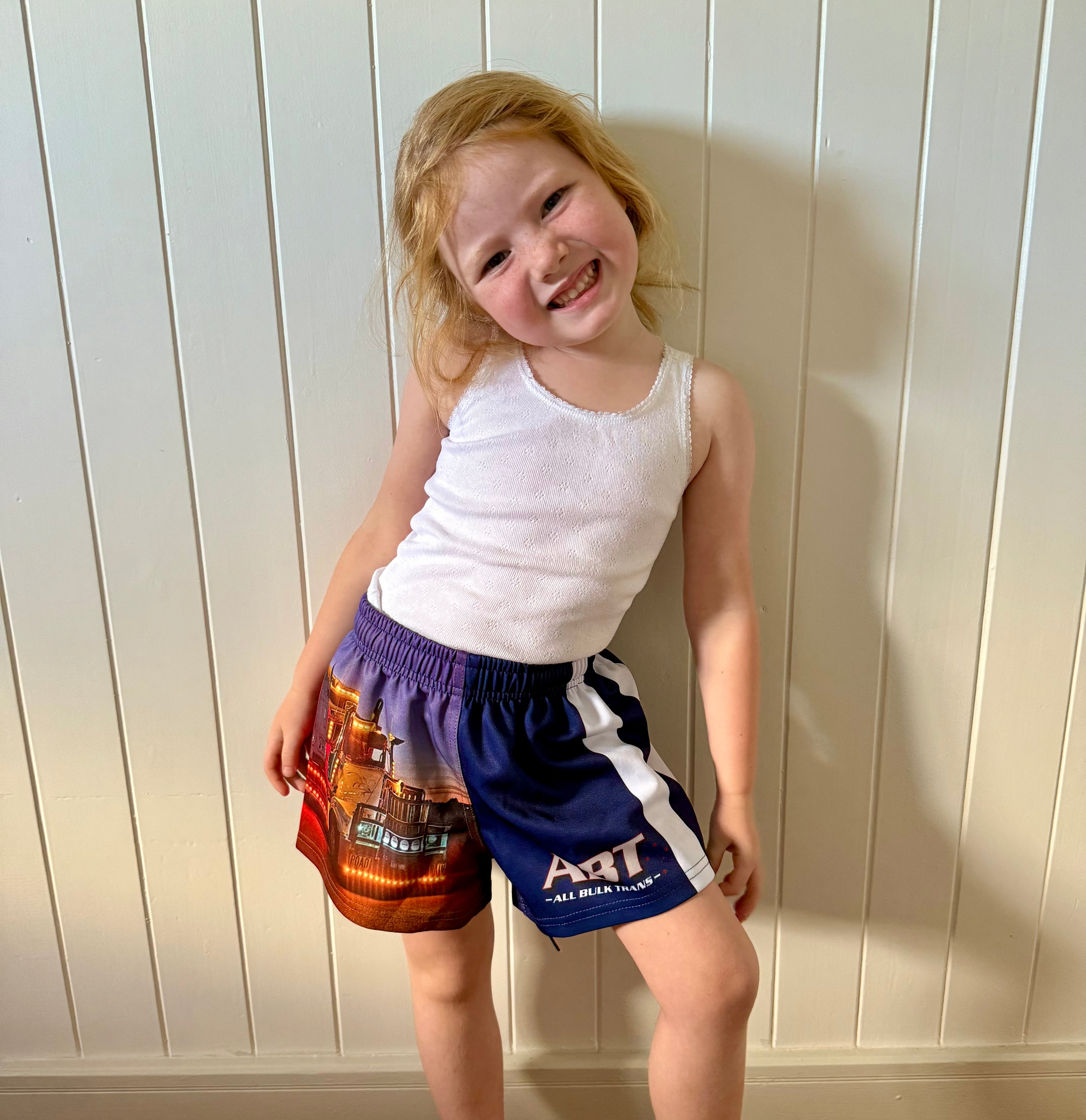 ABT Footy Shorts Blue