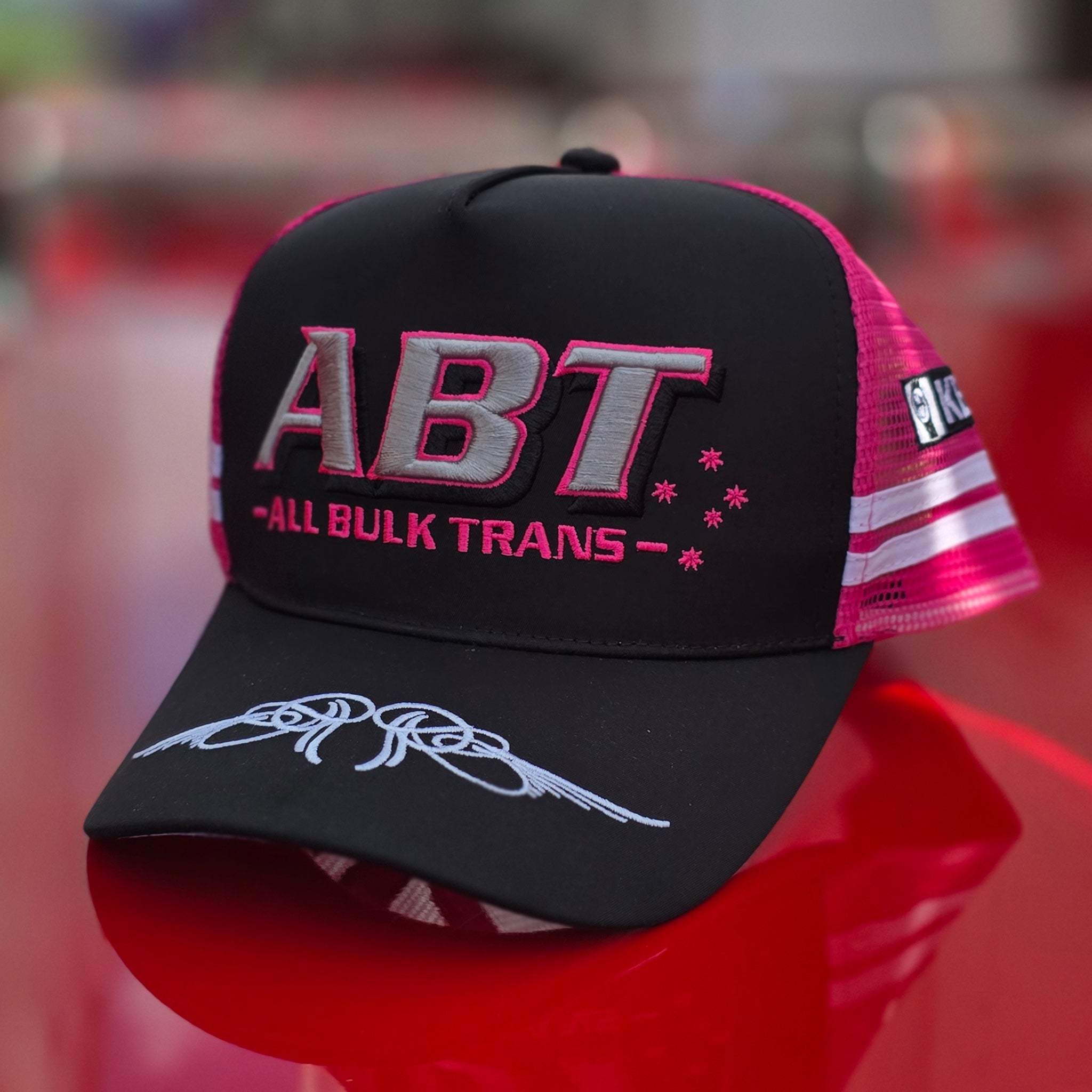 ABT Trucker Cap - Black/Pink