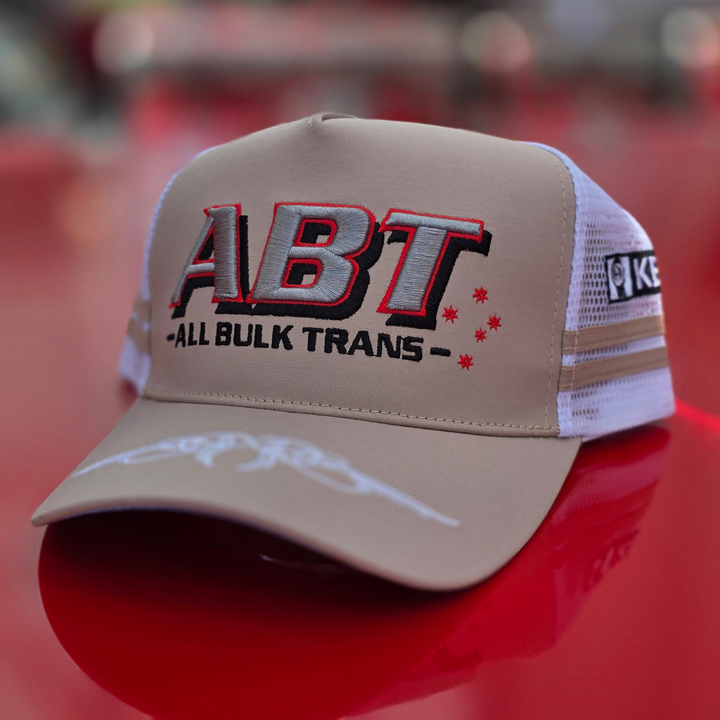 ABT Trucker Cap - Tan/White
